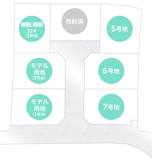 サンタタウン須屋 区画図