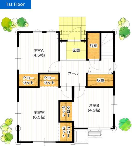25坪 3ldk 2階リビング 新築プラン 価格と間取り 熊本のサンタ