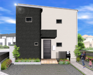熊本市中央区黒髪6丁目E 32坪 5LDK 建売・一戸建ての新築物件 外観イメージパース