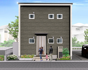 熊本市北区清水岩倉1丁目F 26坪 4LDK 建売・一戸建ての新築物件 外観イメージパース