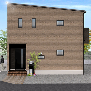 熊本市東区小山2丁目15号地 30坪 4SLDK 建売・一戸建ての新築物件 外観パース