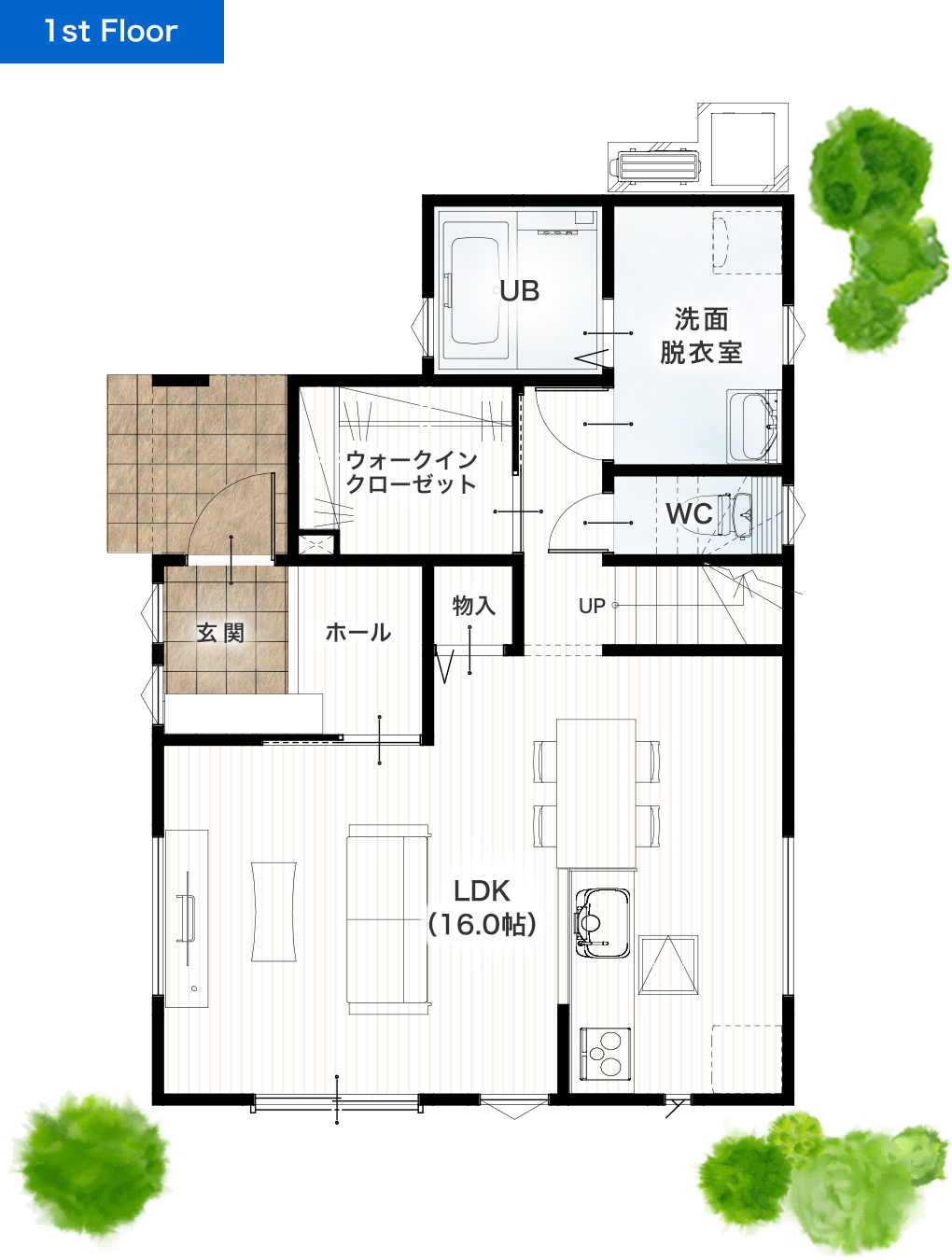 合志市須屋14期 30坪 4SLDK 建売・一戸建ての新築物件 1階間取り図