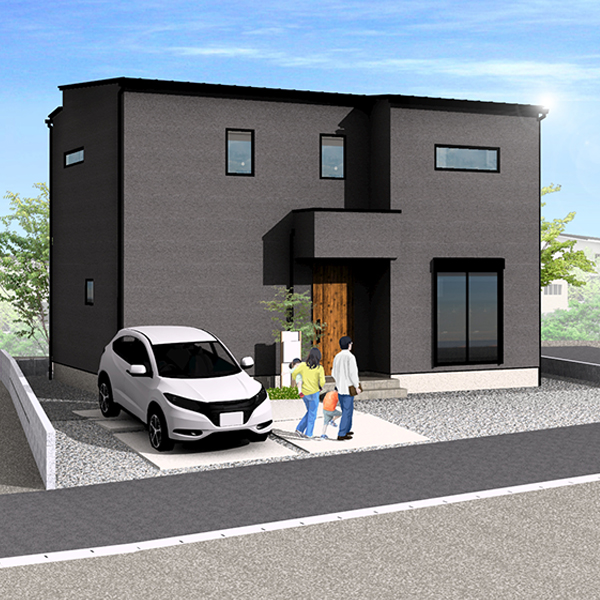 合志市須屋15期 32坪 4SSLDK 建売住宅 外観パース