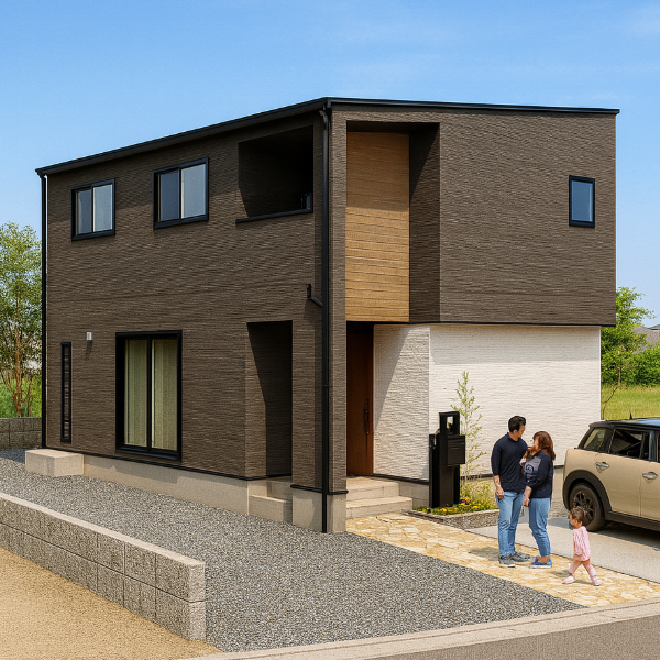 合志市豊岡11号地 33坪 4SLDK 建売・一戸建ての新築物件 外観パース