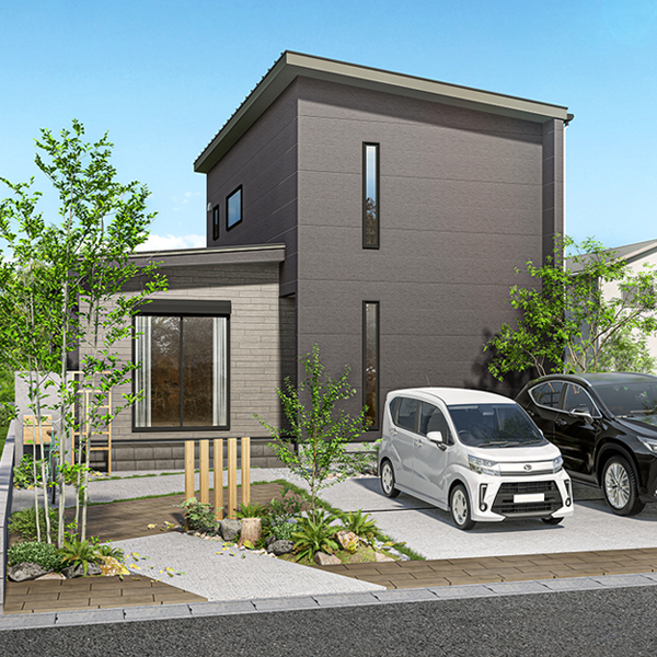 熊本市北区植木町岩野3期5号地 33坪 4SSLDK 建売住宅 外観パース