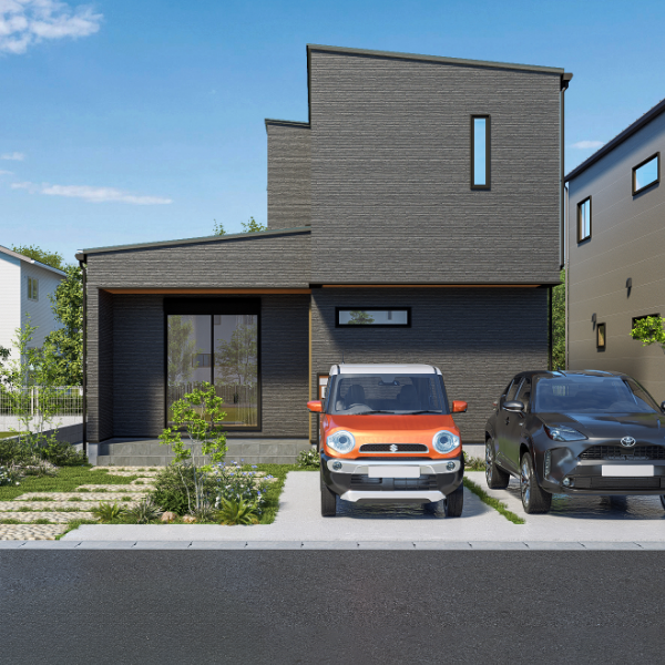 玉名市玉名3号地 30坪 4SLDK 建売住宅 外観パース