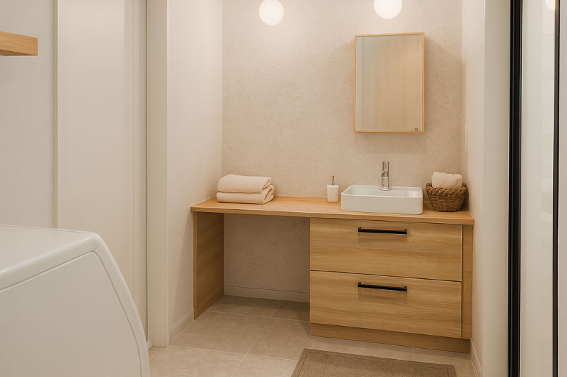 洗面(TOTOドレーナ)※内観イメージパースです