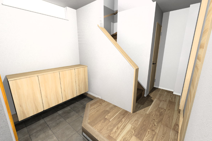 玄関 ※内観イメージパースです